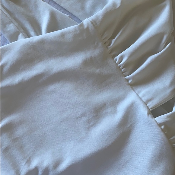 White one-piece swimsuit - Picture 3 of 3